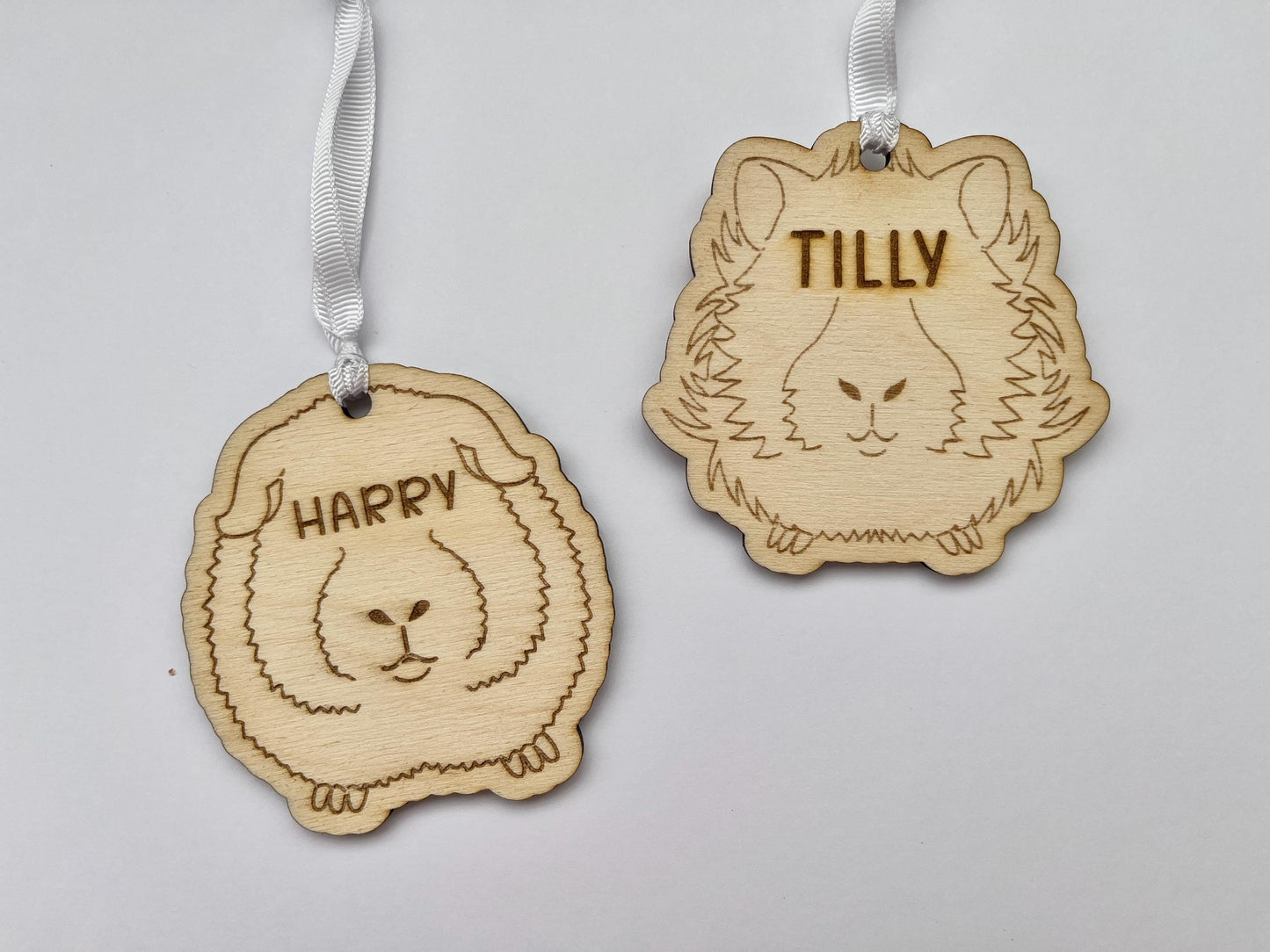 Personalised Hanging Pet Decor / Memorial - Guinea Pig